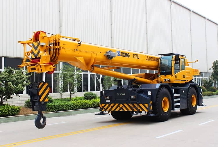 XCMG Official 70 Ton Rough Terrain Hydraulic Crane RT70U China New Rough Crane Price